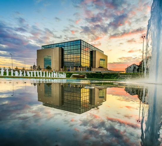 National Library in Zagreb, Croacia